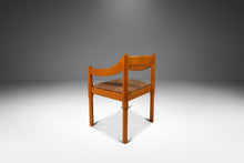 Load image into Gallery viewer, Set of Two (2) Italian Modern Model 892 "Carimate" Chairs in Beech & Leather by Vico Magistretti for Cassina, Italy, c. 1960's-ABT Modern