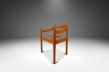 Load image into Gallery viewer, Set of Two (2) Italian Modern Model 892 "Carimate" Chairs in Beech & Leather by Vico Magistretti for Cassina, Italy, c. 1960's-ABT Modern