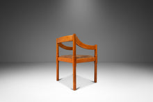 Load image into Gallery viewer, Set of Two (2) Italian Modern Model 892 "Carimate" Chairs in Beech & Leather by Vico Magistretti for Cassina, Italy, c. 1960's-ABT Modern