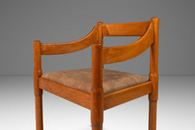 Load image into Gallery viewer, Set of Two (2) Italian Modern Model 892 "Carimate" Chairs in Beech & Leather by Vico Magistretti for Cassina, Italy, c. 1960's-ABT Modern