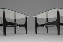 Load image into Gallery viewer, Set of Two (2) MCM Sculptural Biomorphic Side Tables / End Tables After Adrian Pearsall for Craft Associates in Ebony, USA, c. 1960s-ABT Modern
