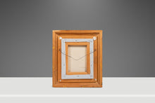 Load image into Gallery viewer, Set of Two (2) Matching Framed / Signed Mid-Century Modern Geometric Abstraction Oil on Canvas Paintings by Fred Blassingham, USA, c. 1980s-ABT Modern