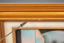 Load image into Gallery viewer, Set of Two (2) Matching Framed / Signed Mid-Century Modern Geometric Abstraction Oil on Canvas Paintings by Fred Blassingham, USA, c. 1980s-ABT Modern