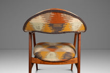 Load image into Gallery viewer, Set of Two (2) Mid-Century Danish Modern Armchairs in Teak w/ Bespoke Fabric by Erik Kirkegaard for Høng Stolefabrik, Denmark, c. 1950's-ABT Modern