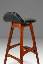 Load image into Gallery viewer, Set of Two ( 2 ) Mid-Century Danish Modern Model OD-61 Counter Height Bar Stools by Erik Buch for O.D. Mobler, Denmark, 1960's-ABT Modern
