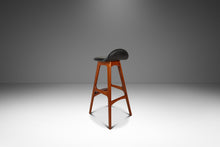 Load image into Gallery viewer, Set of Two ( 2 ) Mid-Century Danish Modern Model OD-61 Counter Height Bar Stools by Erik Buch for O.D. Mobler, Denmark, 1960's-ABT Modern