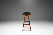Load image into Gallery viewer, Set of Two ( 2 ) Mid-Century Danish Modern Model OD-61 Counter Height Bar Stools by Erik Buch for O.D. Mobler, Denmark, 1960's-ABT Modern