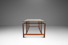 Load image into Gallery viewer, Set of Two (2) Mid-Century Danish Modern Rosewood & Smoked Glass End Tables by Henning Nørgaard for Komfort of Denmark, c. 1960's-ABT Modern