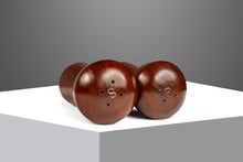Load image into Gallery viewer, Set of Two ( 2 ) Mid-Century Danish Modern Salt & Pepper Shakers in Solid Walnut, Denmark, c. 1970s-ABT Modern