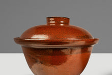 Load image into Gallery viewer, Set of Two (2) Mid-Century Japanese Modern Glazed Stoneware Rice Cookers / Serving Pots, Japan, c. 1970s-ABT Modern