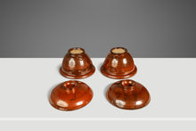 Load image into Gallery viewer, Set of Two (2) Mid-Century Japanese Modern Glazed Stoneware Rice Cookers / Serving Pots, Japan, c. 1970s-ABT Modern