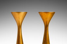 Load image into Gallery viewer, Set of Two ( 2 ) Mid-Century Modern Acid-Etched Candlestick Holders in Porcelain, Japan, c. 1970s-ABT Modern