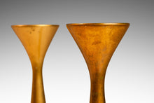 Load image into Gallery viewer, Set of Two ( 2 ) Mid-Century Modern Acid-Etched Candlestick Holders in Porcelain, Japan, c. 1970s-ABT Modern