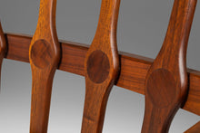 Load image into Gallery viewer, Set of Two (2) Mid-Century Modern Angular Arm Chairs in Walnut & Velour by Foster McDavid, USA, c. 1960's-ABT Modern