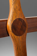 Load image into Gallery viewer, Set of Two (2) Mid-Century Modern Angular Arm Chairs in Walnut & White Bouclé by Foster McDavid, USA, c. 1960's-ABT Modern