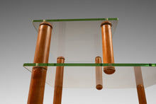 Load image into Gallery viewer, Set of Two ( 2 ) Mid-Century Modern Art Deco Three-Tiered Glass End Tables by Gilbert Rohde for Herman Miller, USA, c. 1930s-ABT Modern