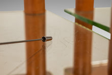 Load image into Gallery viewer, Set of Two ( 2 ) Mid-Century Modern Art Deco Three-Tiered Glass End Tables by Gilbert Rohde for Herman Miller, USA, c. 1930s-ABT Modern