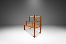 Load image into Gallery viewer, Set of Two ( 2 ) Mid-Century Modern Art Deco Three-Tiered Glass End Tables by Gilbert Rohde for Herman Miller, USA, c. 1930s-ABT Modern