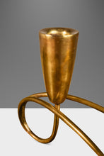 Load image into Gallery viewer, Set of Two ( 2 ) Mid-Century Modern Bauhaus Solid Brass Candlestick Holders Attributed to Günter Kupetz, Germany, c. 1950's-ABT Modern