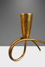 Load image into Gallery viewer, Set of Two ( 2 ) Mid-Century Modern Bauhaus Solid Brass Candlestick Holders Attributed to Günter Kupetz, Germany, c. 1950's-ABT Modern