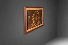 Load image into Gallery viewer, Set of Two (2) Mid-Century Modern Framed Embossed Leather Pre-Columbian Folk Art by Angel Pazmino, Ecuador, c. 1960's-ABT Modern
