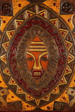 Load image into Gallery viewer, Set of Two (2) Mid-Century Modern Framed Embossed Leather Pre-Columbian Folk Art by Angel Pazmino, Ecuador, c. 1960's-ABT Modern