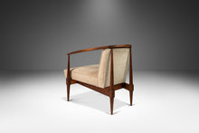 Load image into Gallery viewer, Set of Two (2) Mid-Century Modern "Horseshoe" Lounge Chairs in Walnut in the Manner of Kipp Stewart, USA, c. 1960's-ABT Modern