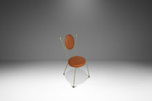 Load image into Gallery viewer, Set of Two (2) Mid-Century Modern Italian Outdoor Patio / Bistro Chairs in Wrought Iron & Vinyl, USA, c. 1960s-ABT Modern