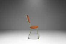 Load image into Gallery viewer, Set of Two (2) Mid-Century Modern Italian Outdoor Patio / Bistro Chairs in Wrought Iron & Vinyl, USA, c. 1960s-ABT Modern
