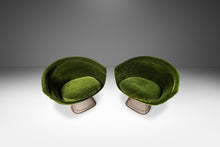 Load image into Gallery viewer, Set of Two (2) Mid-Century Modern Lounge Chairs by Warren Platner for Knoll in Luxurious Green Kravet Couture Mohair, USA, c. 1973-ABT Modern
