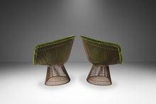 Load image into Gallery viewer, Set of Two (2) Mid-Century Modern Lounge Chairs by Warren Platner for Knoll in Luxurious Green Kravet Couture Mohair, USA, c. 1973-ABT Modern