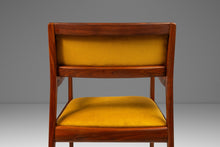 Load image into Gallery viewer, Set of Two (2) Mid-Century Modern Model C140 "Playboy" Chairs in Walnut and Felt by Jens Risom for Jens Risom Design, USA, c. 1960s-ABT Modern