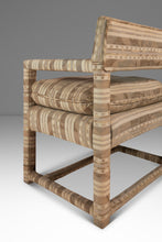 Load image into Gallery viewer, Set of Two ( 2 ) Mid-Century Modern Parsons Chairs in Original Fabric Attributed to Milo Baughman, USA, c. 1960s-ABT Modern