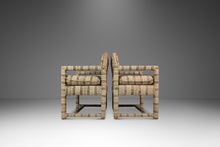 Load image into Gallery viewer, Set of Two ( 2 ) Mid-Century Modern Parsons Chairs in Original Fabric Attributed to Milo Baughman, USA, c. 1960s-ABT Modern