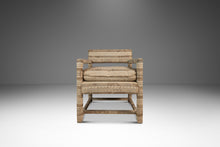 Load image into Gallery viewer, Set of Two ( 2 ) Mid-Century Modern Parsons Chairs in Original Fabric Attributed to Milo Baughman, USA, c. 1960s-ABT Modern