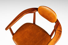 Load image into Gallery viewer, Set of Two (2) Mid-Century Modern Sculptural Lounge Chairs in Leather & Walnut in the Manner of Adrian Pearsall, USA, c. 1960's-ABT Modern