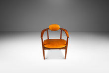 Load image into Gallery viewer, Set of Two (2) Mid-Century Modern Sculptural Lounge Chairs in Leather & Walnut in the Manner of Adrian Pearsall, USA, c. 1960's-ABT Modern
