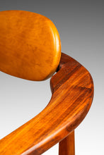 Load image into Gallery viewer, Set of Two (2) Mid-Century Modern Sculptural Lounge Chairs in Leather & Walnut in the Manner of Adrian Pearsall, USA, c. 1960's-ABT Modern