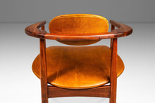 Load image into Gallery viewer, Set of Two (2) Mid-Century Modern Sculptural Lounge Chairs in Leather & Walnut in the Manner of Adrian Pearsall, USA, c. 1960's-ABT Modern