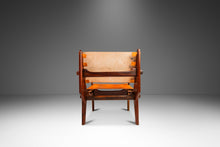 Load image into Gallery viewer, Set of Two (2) Mid-Century Modern Tooled Leather Sling / Safari Lounge Chairs by Angel Pazmino, Ecuador, c. 1960s-ABT Modern
