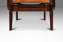 Load image into Gallery viewer, Set of Two ( 2 ) Mid-Century Modern Tooled Leather Sling / Safari Lounge Chairs w/ Ottomans by Angel Pazmino, Ecuador, c. 1960s-ABT Modern