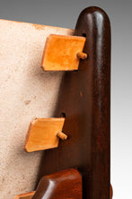 Load image into Gallery viewer, Set of Two ( 2 ) Mid-Century Modern Tooled Leather Sling / Safari Lounge Chairs w/ Ottomans by Angel Pazmino, Ecuador, c. 1960s-ABT Modern