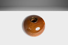 Load image into Gallery viewer, Set of Two (2) Mid-Century Modern Wood-Turned Candle Stick Holders in Solid Oregon Myrtlewood, USA, c. 1970's-ABT Modern