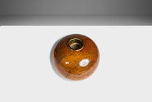 Load image into Gallery viewer, Set of Two (2) Mid-Century Modern Wood-Turned Candle Stick Holders in Solid Oregon Myrtlewood, USA, c. 1970's-ABT Modern