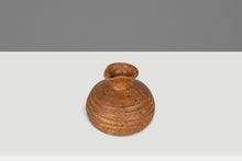 Load image into Gallery viewer, Set of Two (2) Miniature Vintage Ceramic Japanese Shigaraki Yaki Ikebana Flower Vases Vessels, Japan, c. 1960s-ABT Modern