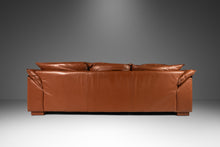 Load image into Gallery viewer, Set of Two (2) Modern Low Profile Sofas in Cognac Brown Leather in the Manner of Niels Eilersen, USA, c. 1990's-ABT Modern