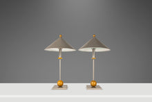 Load image into Gallery viewer, Set of Two ( 2 ) Postmodern Memphis Style Table Lamps by George Kovacs for Sonneman, USA, c. 1990s-ABT Modern