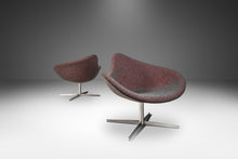 Load image into Gallery viewer, Set of Two (2) Postmodern Swivel-Base "K2" Magenta Chairs by Busk & Hertzog for Hightower, USA, c. 2000's-ABT Modern