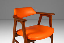 Load image into Gallery viewer, Set of Two (2) Rare Danish Modern Model 42 Arm Chairs in Teak and Vinyl by Erik Kirkegaard for Høng Stolefabrik, Denmark, c. 1950's-ABT Modern