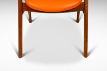 Load image into Gallery viewer, Set of Two (2) Rare Danish Modern Model 42 Arm Chairs in Teak and Vinyl by Erik Kirkegaard for Høng Stolefabrik, Denmark, c. 1950's-ABT Modern